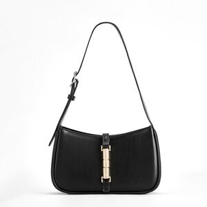 Commense Golden Wist Lock Shoulder Bag